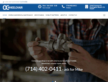 Tablet Screenshot of ocwheelchair.com